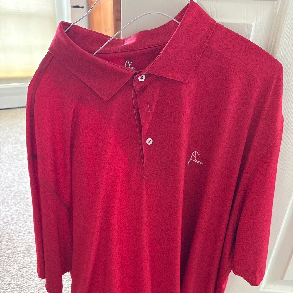 Rhoback red tiger polo